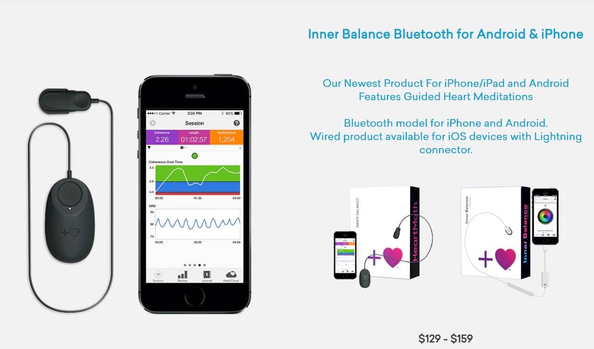 Inner Balance Sensor Android And Apple
